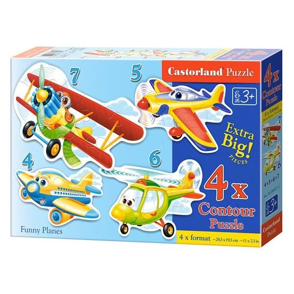 Набор пазлов Castorland Funny Planes (В-04447)