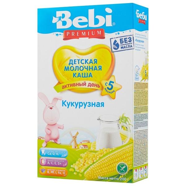 Каша Bebi молочная кукурузная (с 5 месяцев) 200 г