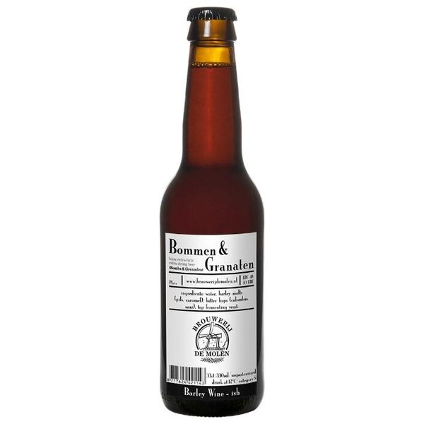 Пиво темное Brouwerij de Molen Bommen & Granaten 0,33 л