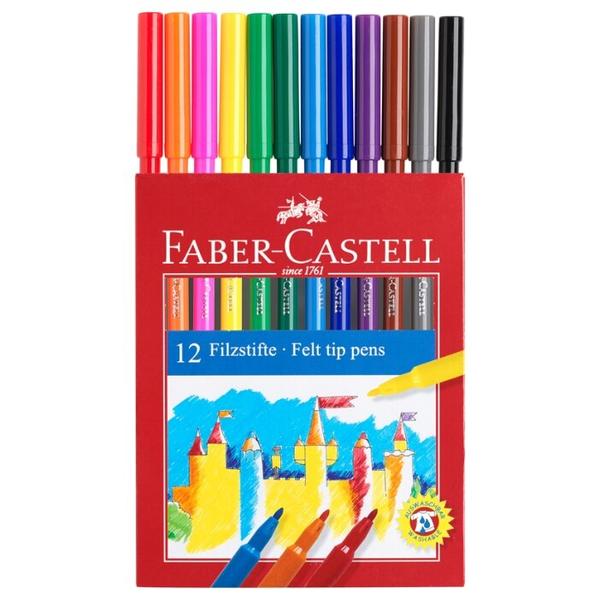 Faber-Castell Набор фломастеров Замок, 12 шт. (554212)