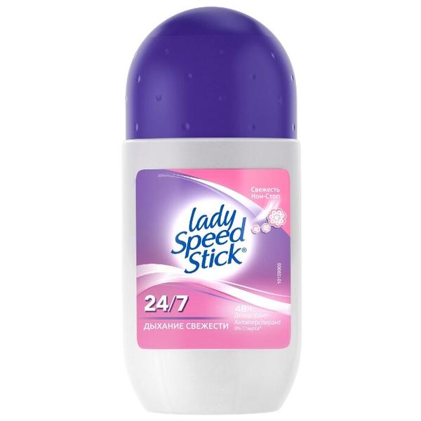 Lady Speed Stick дезодорант-антиперспирант, ролик, 24/7 Дыхание свежести