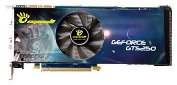 Manli GeForce GTS 250 738Mhz PCI-E 2.0 512Mb 2200Mhz 256 bit 2xDVI TV HDCP YPrPb