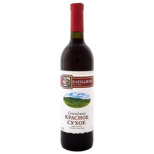 Вино Геленджик Красное Сухое, 0.75 л