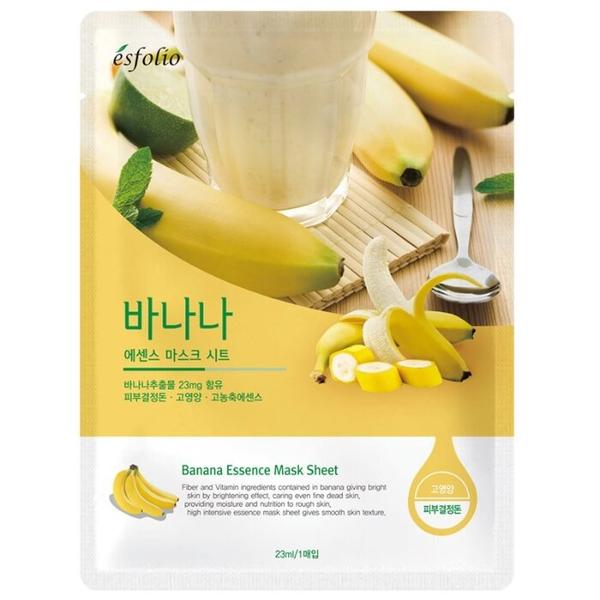 Esfolio Маска тканевая банановая Banana Essence Mask Sheet