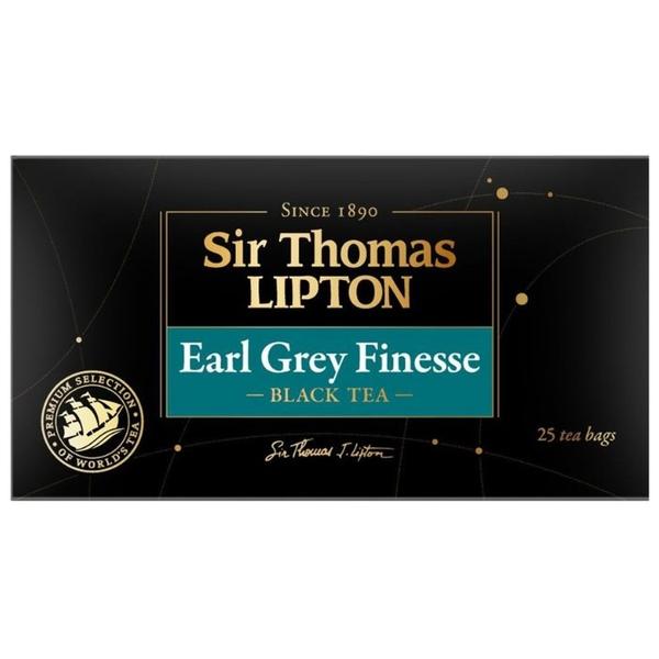 Чай черный Sir Thomas Lipton Earl Grey Finesse в пакетиках