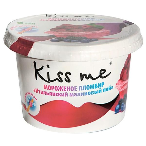 Мороженое Kiss me пломбир Итальянский малиновый пай, 125 г