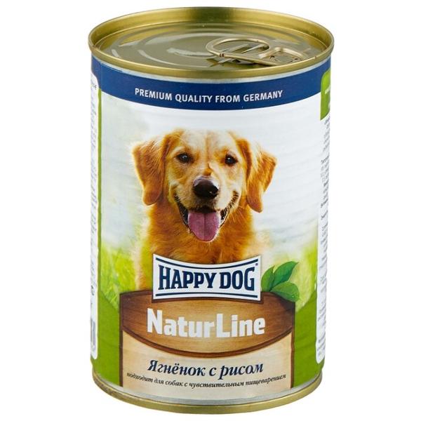 Корм для собак Happy Dog NaturLine ягненок с рисом 400г