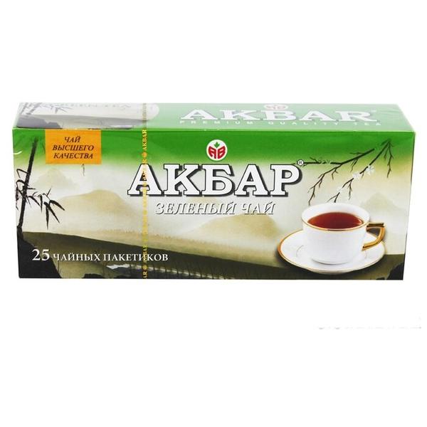 Чай зеленый Akbar Китайский в пакетиках