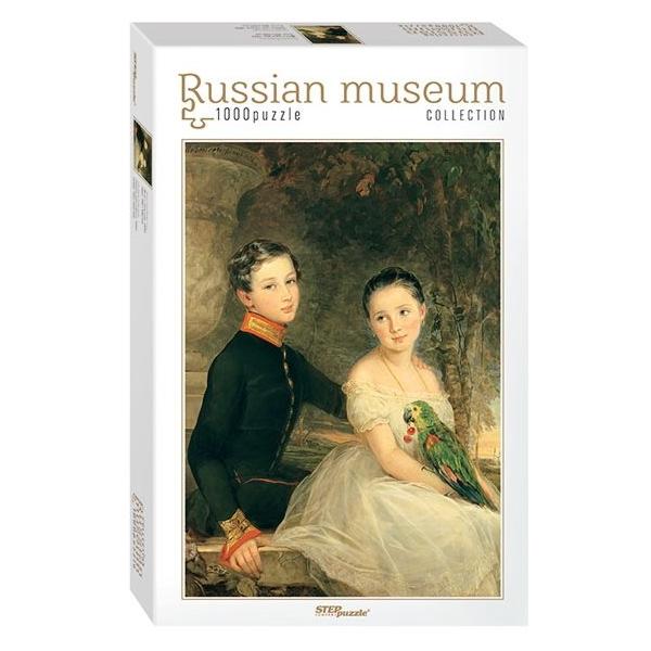 Пазл Step puzzle Русские музеи Дети с попугаем (79213), 1000 дет.