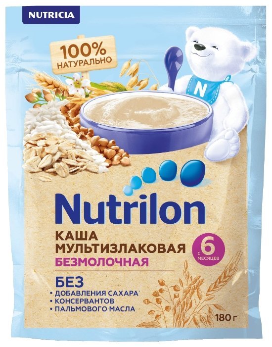 Nutrilon (Nutricia) безмолочная мультизлаковая (с 6 месяцев) 180 г