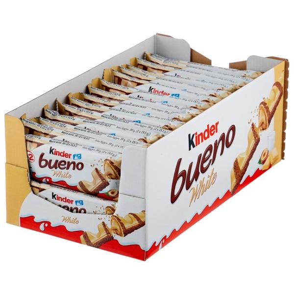 Батончик Kinder Bueno White, 39 г