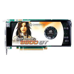 Chaintech GeForce 8800 GT 600Mhz PCI-E 512Mb 1800Mhz 256 bit 2xDVI HDMI HDCP