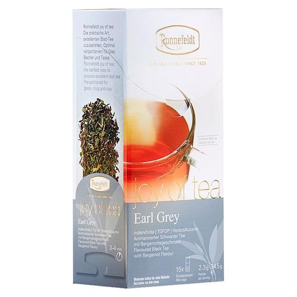 Чай черный Ronnefeldt Joy of Tea Earl Grey в пакетиках