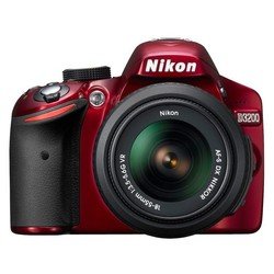 Nikon D3200 Kit (red 24.2Mpix 18-55VR II 3 1080p SD, Набор с объективом EN-EL14)