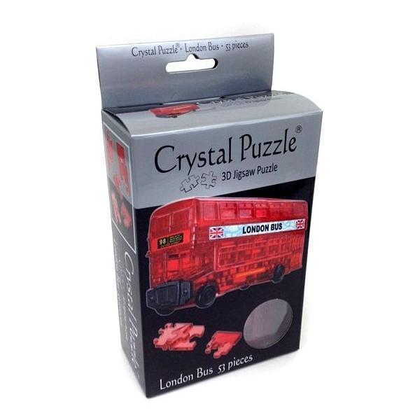 3D-пазл Crystal Puzzle Лондонский автобус (90129), 53 дет.