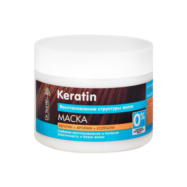 Dr. Sante Keratin, Arginine and Collagen Маска для волос Восстановление структуры волос