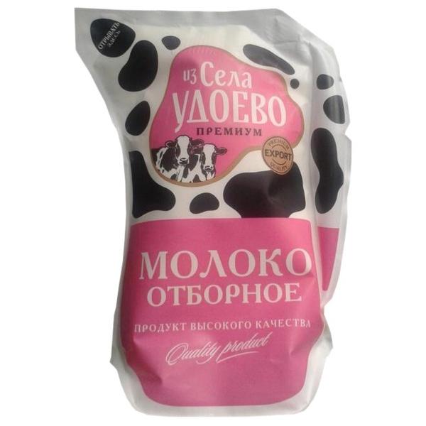 Молоко Из села Удоево Отборное пастеризованное 6%, 0.9 л