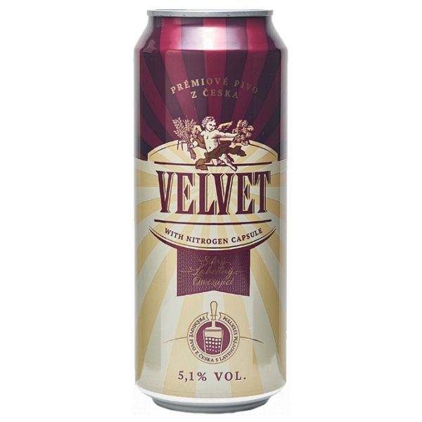 Пиво светлое Velvet 0.44 л