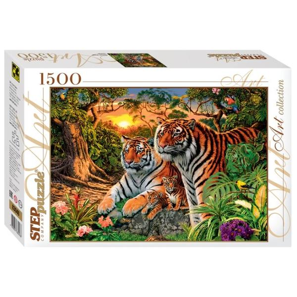 Пазл Step puzzle Art Collection Сколько тигров? (83048), 1500 дет.
