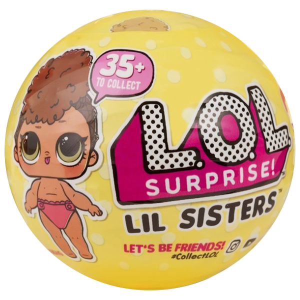 Кукла-сюрприз MGA Entertainment в шаре LOL Surprise 3 LIL Sisters, 4 см, 549550