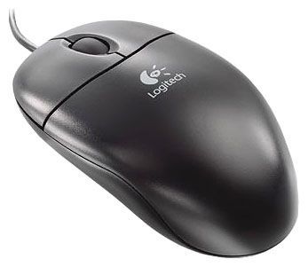 Logitech Optical Wheel Mouse S96 Black PS/2