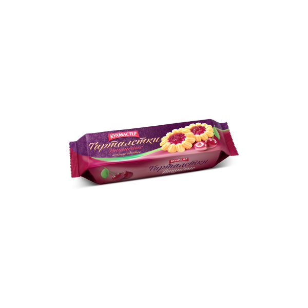 Печенье Кухмастер Тарталетки вишневые, 240 г