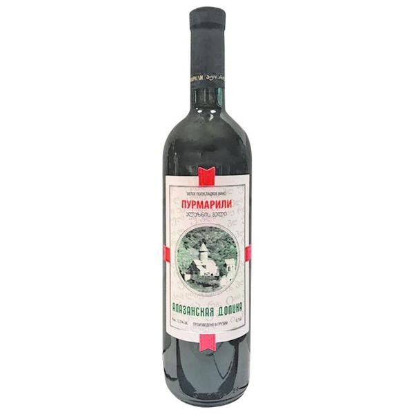 Вино Пурмарили (Purmarili) Алазанская долина белое полусладкое, 0.75 л