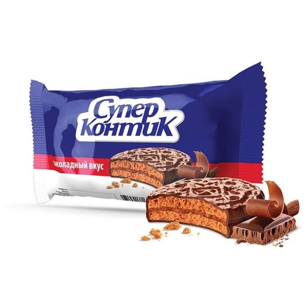 Печенье Konti Супер-Контик шоколадный вкус, 100 г