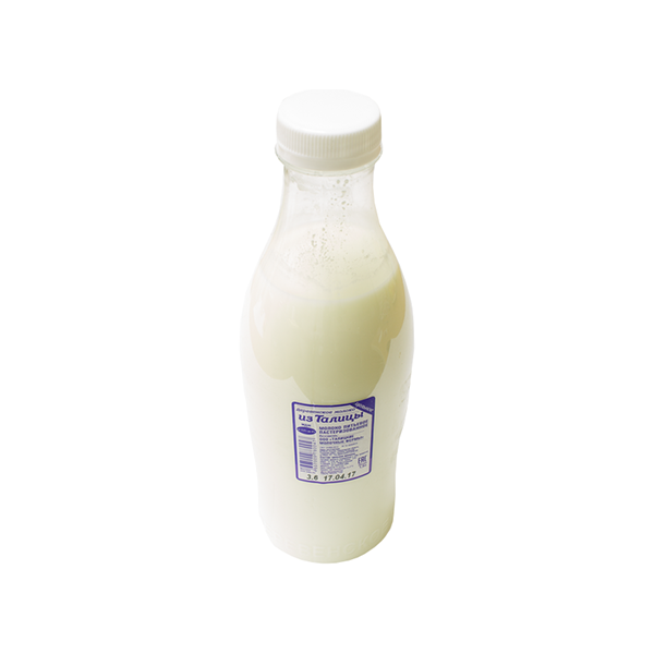 Молоко Талицкий молочный завод деревенское из Талицы пастеризованное 3.7%, 1 л