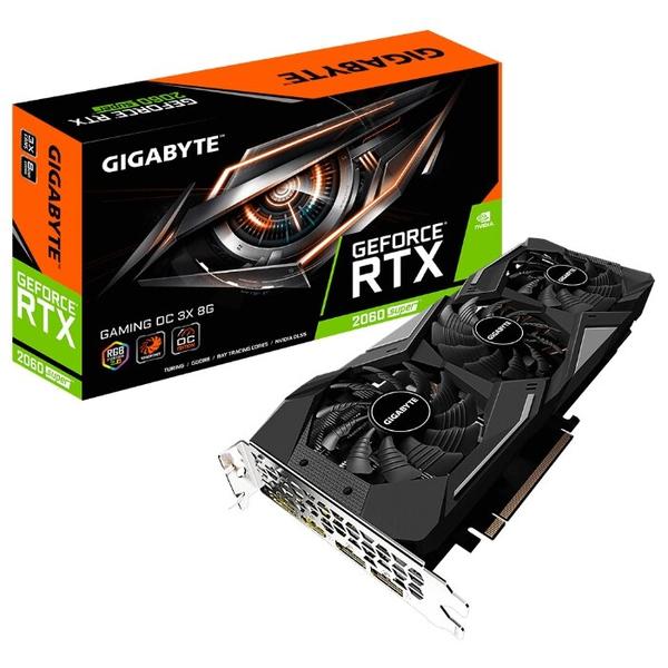 GIGABYTE GeForce RTX 2060 SUPER 1710MHz PCI-E 3.0 8192MB 14000MHz 256 bit 3xDisplayPort HDMI HDCP GAMING OC 3X (rev. 1.0)