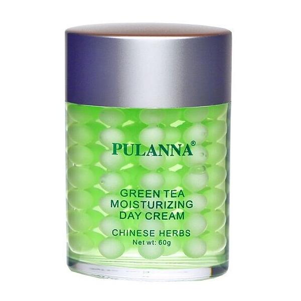 PULANNA Green Tea Moisturizing Day Cream Увлажняющий защитный дневной крем для лица с зелёным чаем