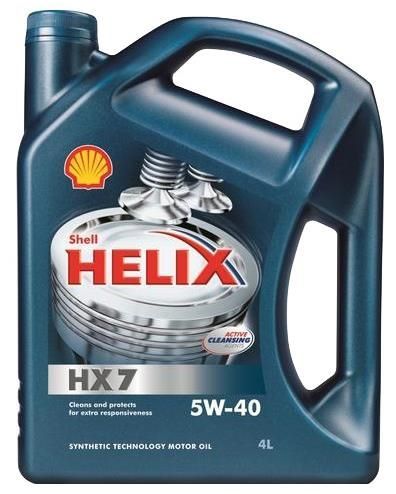 SHELL Helix HX7 5W-40 4 л