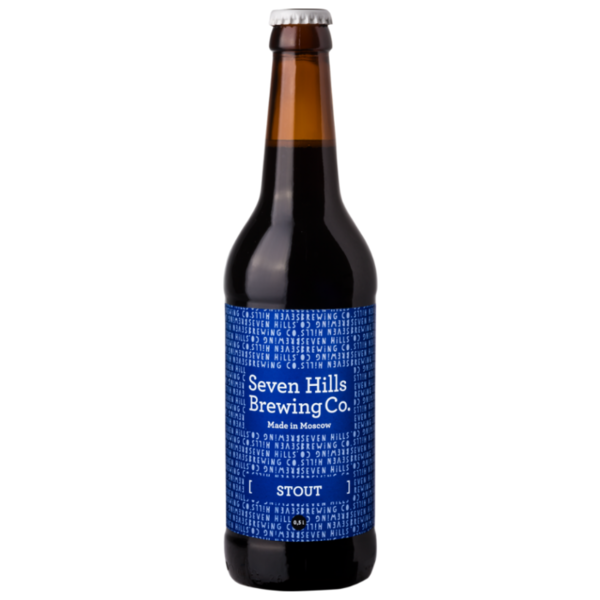 Пиво темное Seven Hills Brewing Co Stout 0.5 л