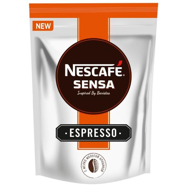 Кофе растворимый Nescafe Sensa Espresso с молотым кофе, пакет