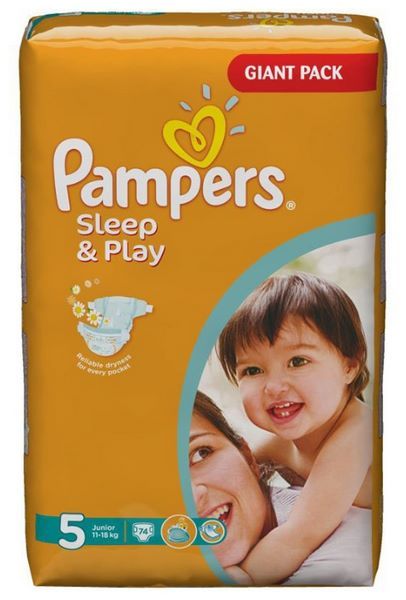 Pampers Sleep&Play 5 (11-18 кг)
