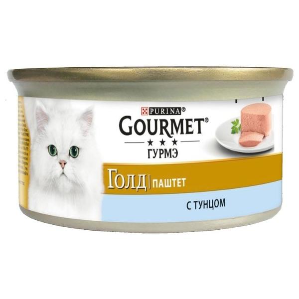 Корм для кошек Gourmet Голд с тунцом 85 г (паштет)