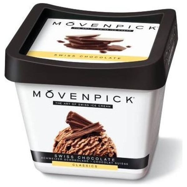 Мороженое Movenpick пломбир Швейцарский шоколад 900 г