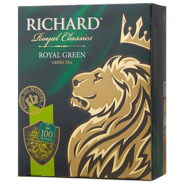 Чай зеленый Richard Royal green в пакетиках