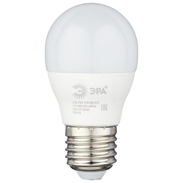 Упаковка светодиодных ламп 3 шт ЭРА Б0032991, E27, P45, 11Вт