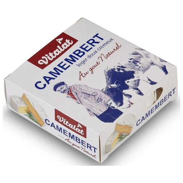Сыр VitaLat мягкий камамбер с белой плесенью 45%