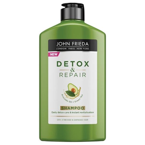 John Frieda шампунь Detox & Repair для очищения и восстановления волос