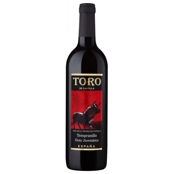 Вино Toro De Castilla Tempranillo Semidulce, 0.75 л