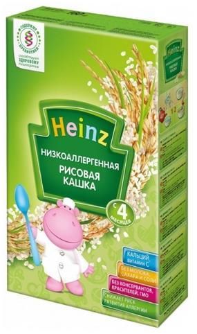Heinz Безмолочная рисовая (с 4 месяцев) 160 г