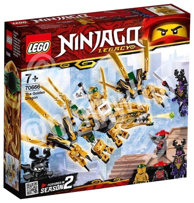 LEGO Ninjago 70666 Золотой Дракон