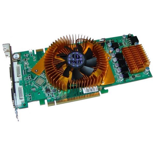 Palit GeForce 9800 GT 600Mhz PCI-E 2.0 512Mb 1800Mhz 256 bit 2xDVI TV HDCP YPrPb