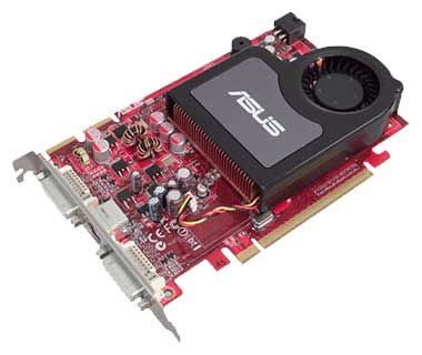 ASUS Radeon X1650 XT 574Mhz PCI-E 256Mb 1350Mhz 128 bit 2xDVI TV YPrPb