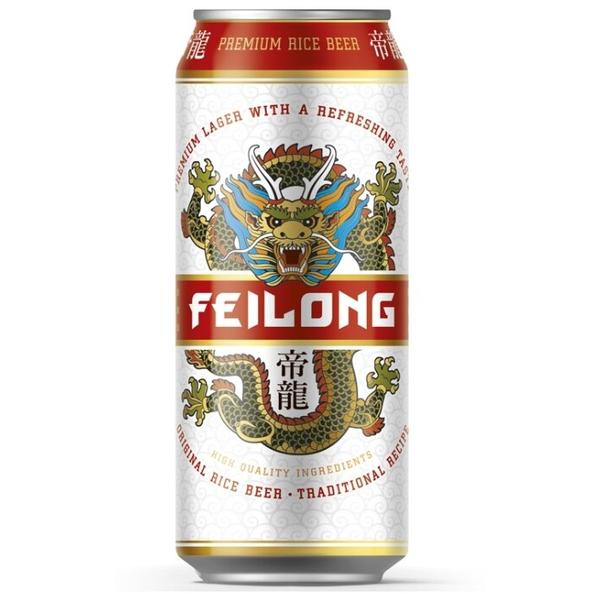 Пиво светлое Feilong 0.45 л