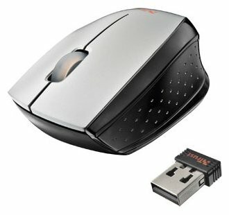 Trust Isotto Wireless Mini Mouse Silver USB