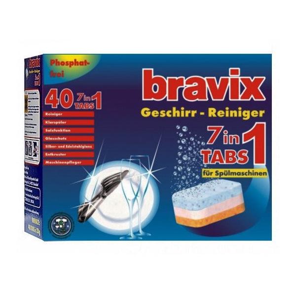 Bravix 7 в 1 таблетки для посудомоечной машины