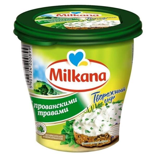 Сыр Milkana творожный Tasty Fresh с прованскими травами 62%